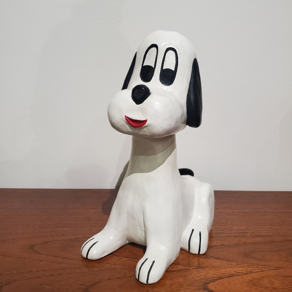 Vintage‎ 1972 Continental 'Snoopy' like dog doorstop statue